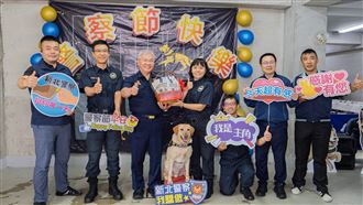 新北警犬KENJI破億元毒品　警察節獲勳章