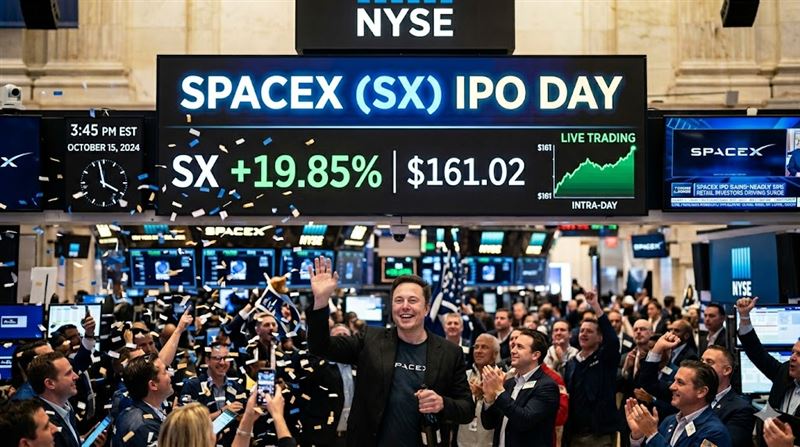 SpaceX上市狂飆20%!散戶買氣是輝達3.5倍
