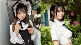 日本成人影視產業發展成熟，據相關資料統計，曾登記過的AV女演員累計約17萬人。由左至右分別為北岡果林、瀨戶環奈。（圖／翻攝自IG）