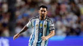 阿根廷隊長梅西（Lionel Messi）。（圖／美聯社／達志影像）
