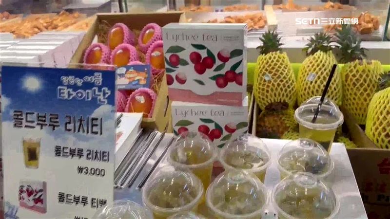 臺南農特產品在韓國舉辦快閃展售會