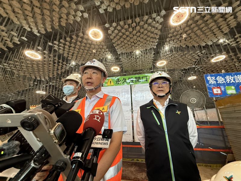 陳世凱表示,第一航廈已使用40年,第二航廈也已使用約20年,如今第三航廈將成為台灣新世代機場的重要象徵。(圖/記者李育道攝影)