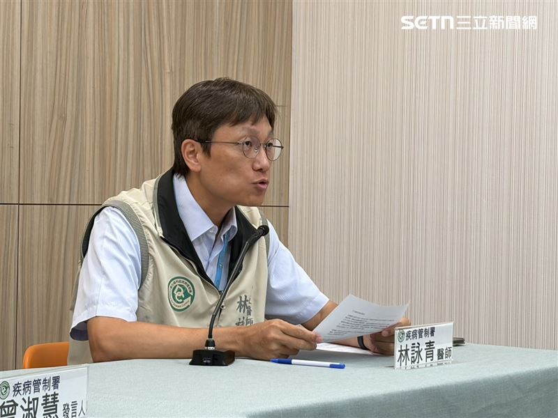 疾管署防疫醫師林詠青說明腸病毒重症個案。（圖／記者簡浩正攝影）