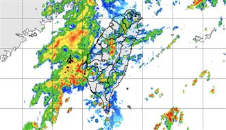 13縣市大雨特報　3縣市大雷雨狂轟1小時