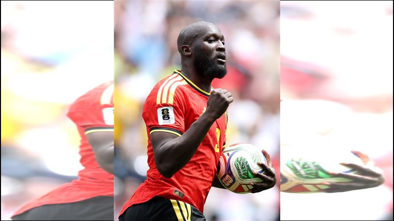 比利時陣中主力前鋒盧卡庫(Romelu Lukaku)在替補登場後的亮眼表現,成為全場焦點。(圖/翻攝自X平台 @FIFAWorldCup)