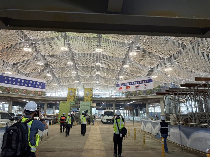 桃機第三航廈四樓入境大廳。(圖/記者李育道攝影)