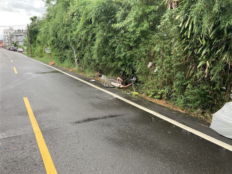 台中87歲遭陳男追撞致死。(圖/翻攝畫面)