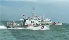 端午前夕中國海警船再擾金門，海巡署捍衛主權派艇強勢驅離。（圖／海洋委員會海巡署金馬澎分署）
