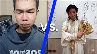 網紅推手圤智雨犀利點評，爭議網路人物鄧佳華與「玄濟宮」之間看似毫不相干，實則擁有七大驚人共同點。（圖／翻攝自鄧佳華臉書、玄濟宮抖音）