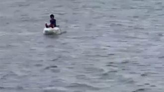 新／小四童翹課戲水海上漂流　海巡急救援