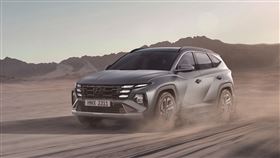 HYUNDAI全新TUCSON L Premium油電休旅。（圖／HYUNDAI提供）