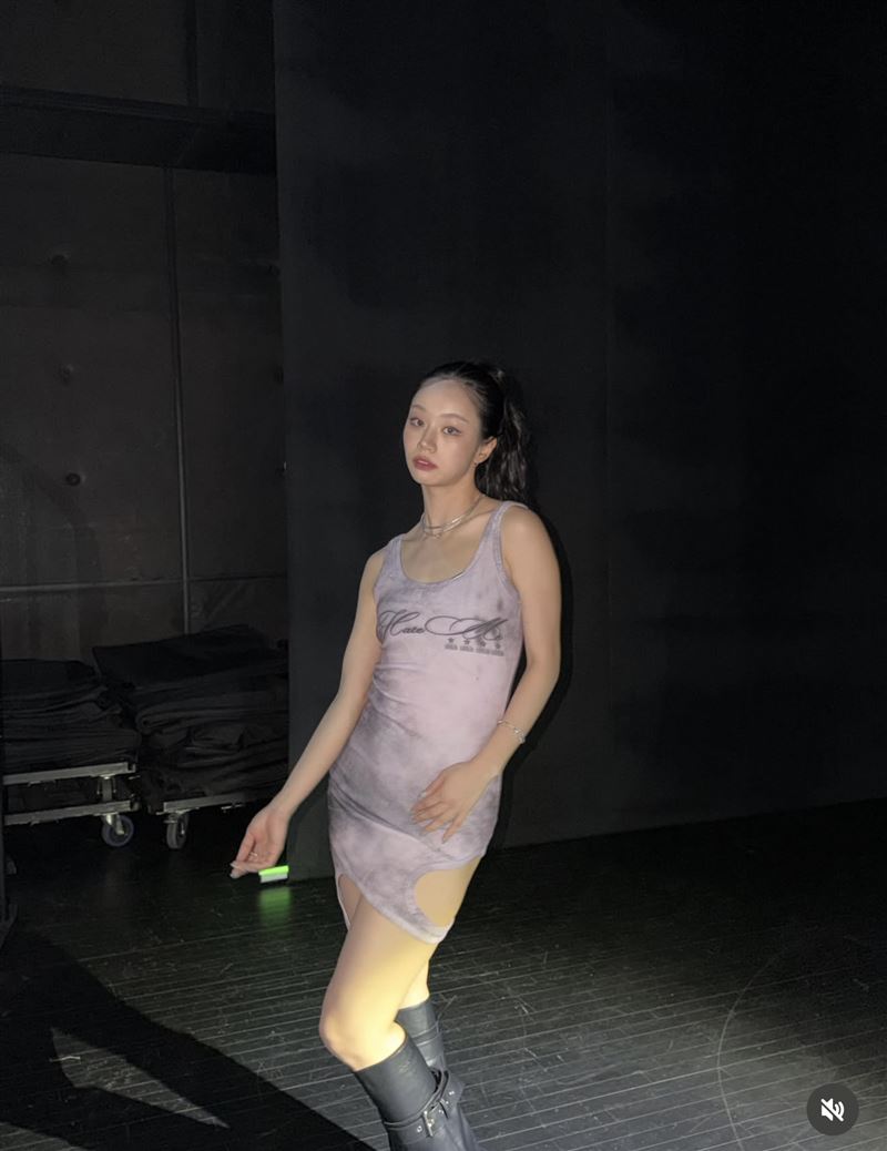 惠利見面會造型遭嫌棄。(圖/翻攝自IG)