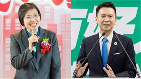 新竹縣長參選人徐欣瑩、鄭朝方（圖／翻攝自徐欣瑩臉書、民進黨提供）