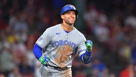 史普林格（George Springer）敲出生涯第300轟。（圖／美聯社／達志影像）