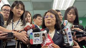 民進黨徵召澎湖縣長陳光復的夫人吳淑瑾「代夫出征」參選2026澎湖縣長（圖／記者劉秀敏攝影）