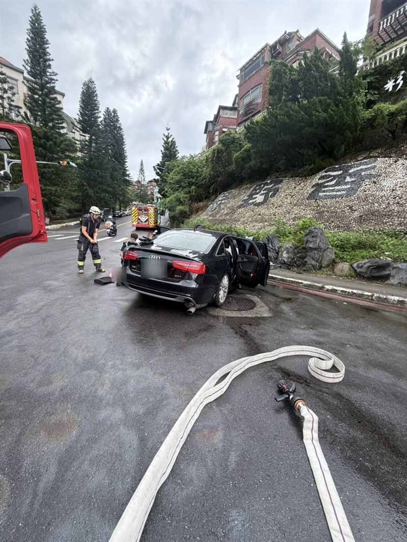 車禍事故現場情形。（圖／翻攝畫面）