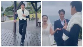 傅子純作勢甩吳婉君巴掌。（圖／翻攝自吳婉君 Cocco Wu臉書）