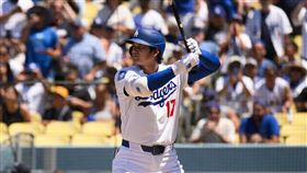 說明 大谷翔平6局失4分後上場打擊。（圖／美聯社／達志影像）