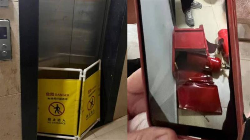 婦受困電梯!保全救援「1舉動」反害摔死