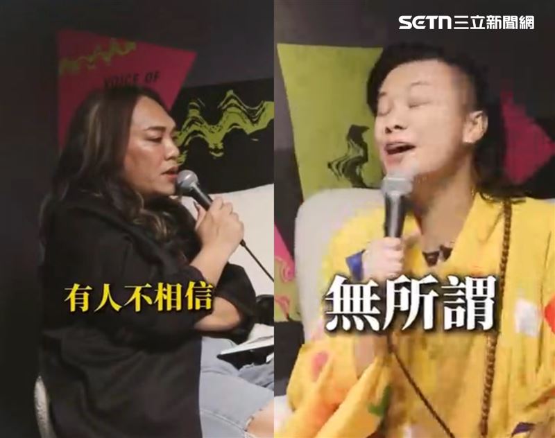 主持人犀利提問有人不相信怎辦?乩身連答兩次無所謂。(圖/翻攝頻道)