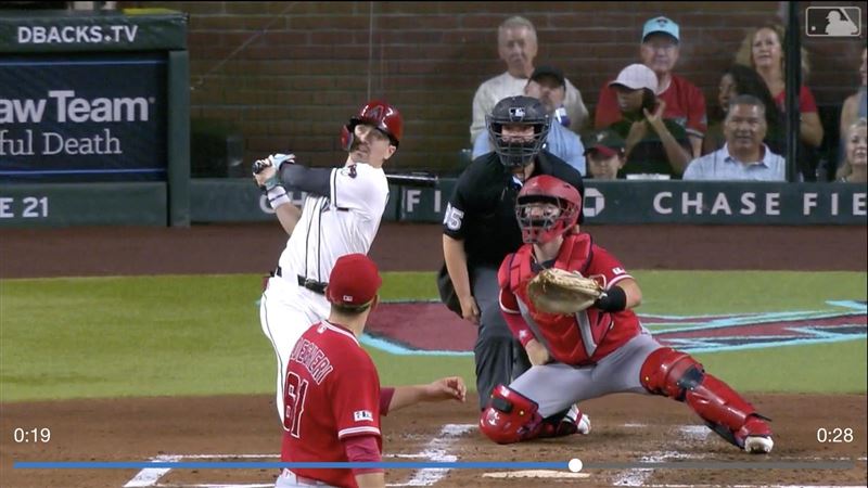 卡洛爾（Corbin Carroll）炸裂滿貫砲。（圖／翻攝自MLB官網）