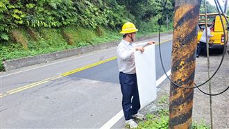 北宜公路汰換反光貼片　事故下降見成效