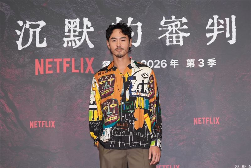 阮經天遭按鈴怪男騷擾首現身。(圖/記者鄭孟晃攝影)