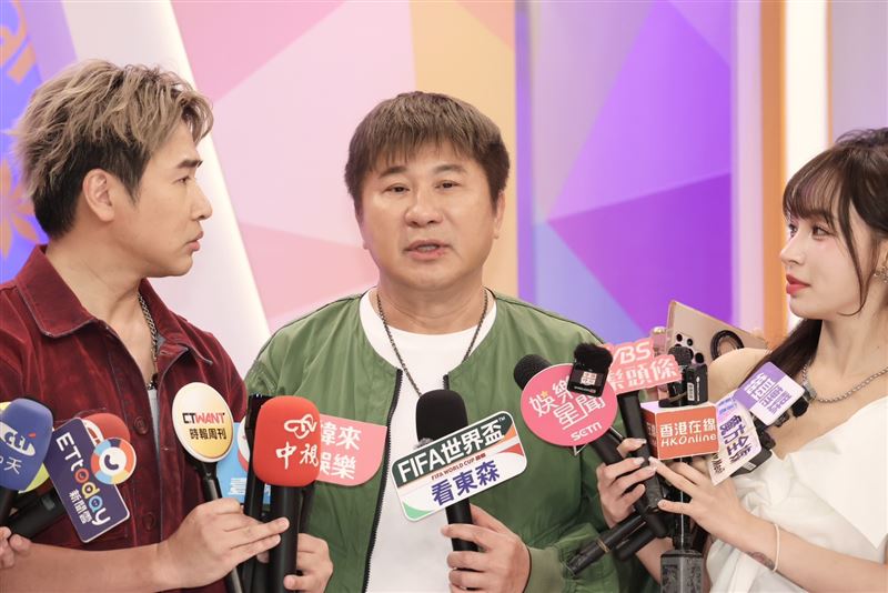 胡瓜談自己被燙傷。(圖/記者田俊彥攝影)