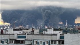 烏克蘭無人機則攻打莫斯科的煉油廠。（圖／路透社／達志影像）