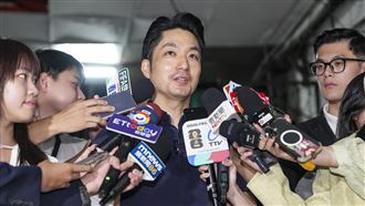 沈伯洋提內湖交通政見　蔣萬安回應了