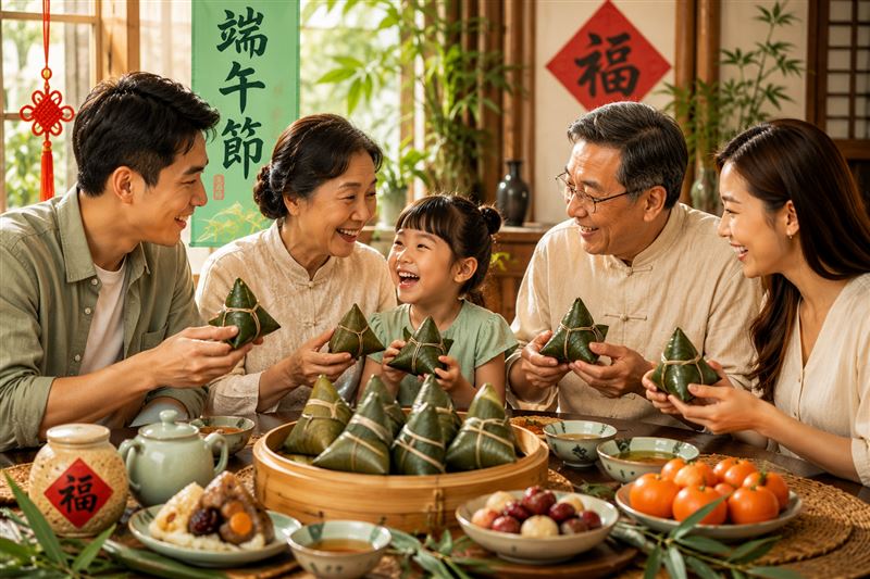 端午節不只吃粽子、划龍舟,其實也是不少人眼中的「轉運關鍵日」。(圖/AI製圖)