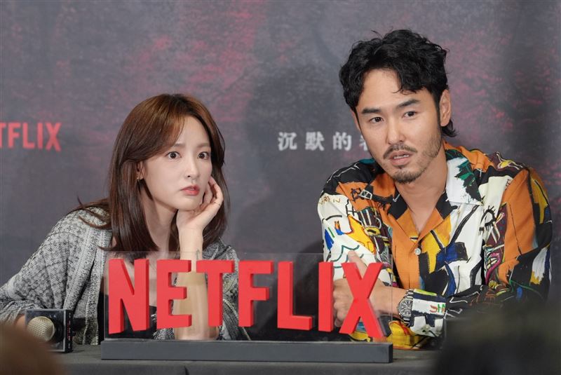 阮經天、王淨點名張孝全是令人安心的對手演員。(圖/記者鄭孟晃攝影)