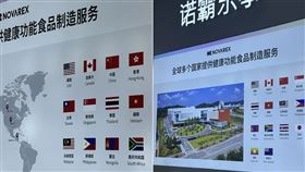 上海國際健康展驚見「我國旗」，南韓保健巨頭將台灣與中國並列，隔天台灣和香港標示皆遭下架。（圖／翻攝自X平台 @whyyoutouzhele）