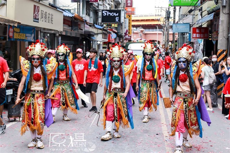 日巡。(圖/翻攝自淡水清水巖(祖師廟)粉絲專頁)