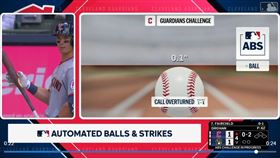費爾柴爾德（Stuart Fairchild）挑戰好球帶要回1顆壞球。（圖／翻攝自MLB官網）