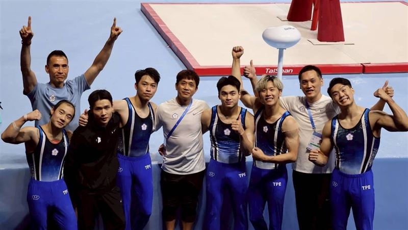 體操亞錦賽台男團第5 獲世錦賽參賽門票