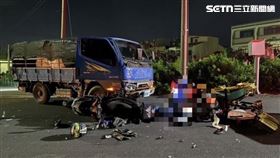 奇美醫院,台南,新化,貨車,移工,監視器,機車,車禍,死亡,肇逃（圖／翻攝自臉書）