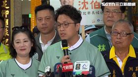 台北強降雨導致淹水，沈伯洋指出，景美溪、信義區東大排工程應多注意。（圖／翻攝畫面）