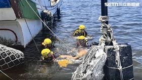台南,安平區,新漁會市場,溺水,（圖／翻攝畫面）