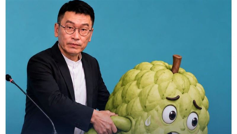 藍AI圖批陸委會糗了!遭抓包釋迦品種搞錯