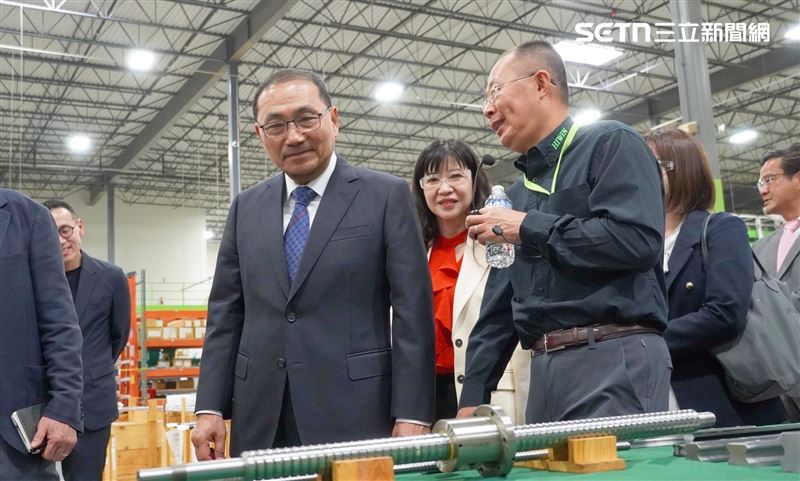 新北市長侯友宜參訪上銀科技(圖/新北市府提供)