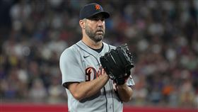 底特律老虎隊球隊王牌老將韋蘭德（Justin Verlander）左腿筋拉傷，據總教練辛奇（A.J. Hinch）表示，他可能需要休養「數週」。（圖／美聯社／達志影像）