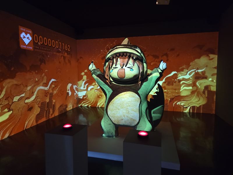 《孤獨搖滾!》動畫展展區示意圖-渴望被肯定的怪物。(圖/主辦單位提供)