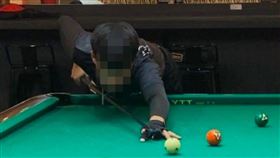 沈姓男大生是撞球高手，曾代表文化大學出賽。（圖／翻攝畫面）
