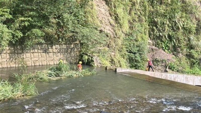 桃園市復興區霞雲里、流霞谷親水烤肉園區，發生民眾溺水事件。（圖／翻攝畫面）