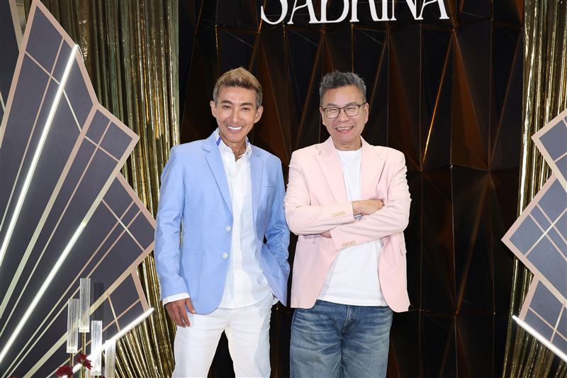沈玉琳、潘若迪出席白家綺婚宴。（圖／記者鄭孟晃攝影）