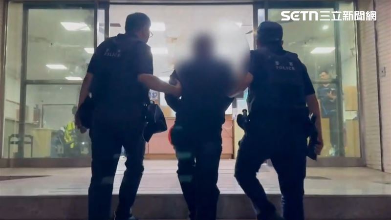 警方將2名涉案人逮捕。(圖/翻攝畫面)