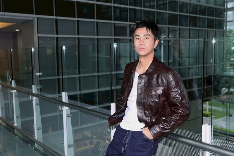 金泰佑接受《三立新聞網》專訪。(圖/記者田俊彥攝影)