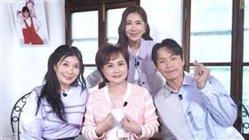 黃嘉千（左起）、沈春華、小禎、黃鐙輝同台暢聊。（圖／三立提供） 