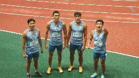 亞洲接力錦標賽　台灣男子代表隊4x1